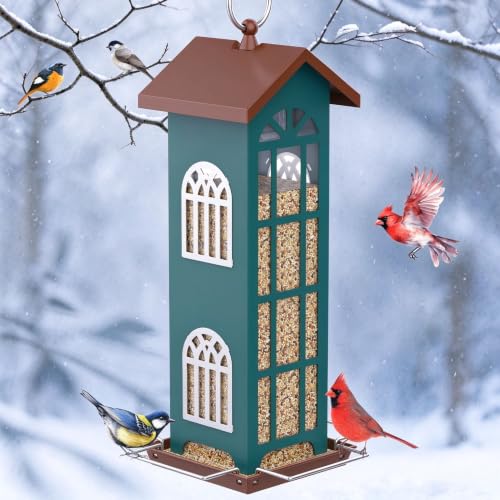 Hanging Wild Bird Feeder, Metal, Rust Resistant