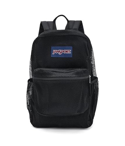 JanSport Eco Mesh Backpack, Red Tape, 17" - Laptop Sleeve
