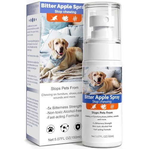 XALVIONT Bitter Apple Spray for Dogs - No Chew Training Spray