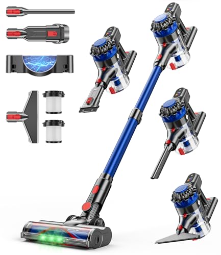 KARDV Cordless Vacuum Cleaner, 500W 40Kpa, 60Min Runtime