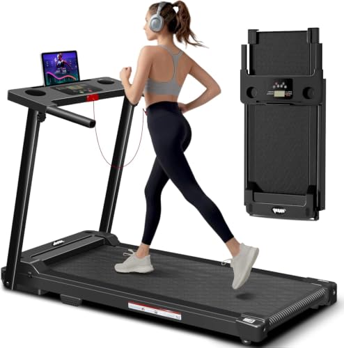AoraPulse Portable Foldable Treadmill, 300 LBS Capacity