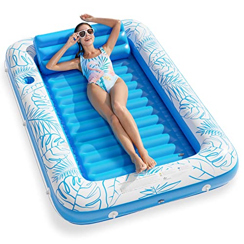 Jasonwell 4-in-1 Inflatable Tanning Pool Lounger Deal on DealUpdates