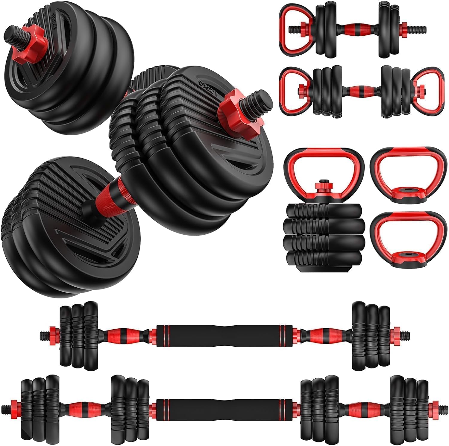 Adjustable Dumbbells 5-in-1 Set (UNNMIIY)