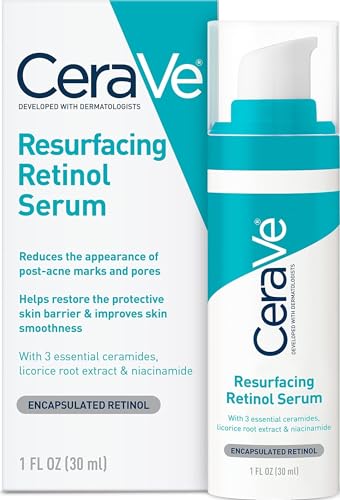 CeraVe Resurfacing Retinol Face Serum with Niacinamide, 1oz