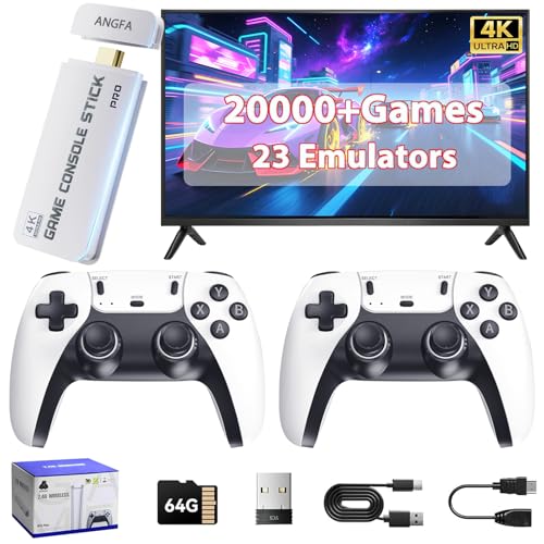 Wireless Retro Gaming Console 64GB - 20,000+ Games