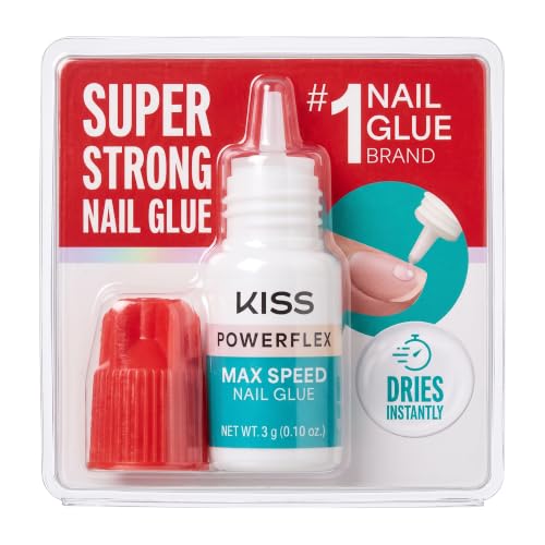 Kiss PowerFlex Maximum Speed Nail Glue - 0.10 oz