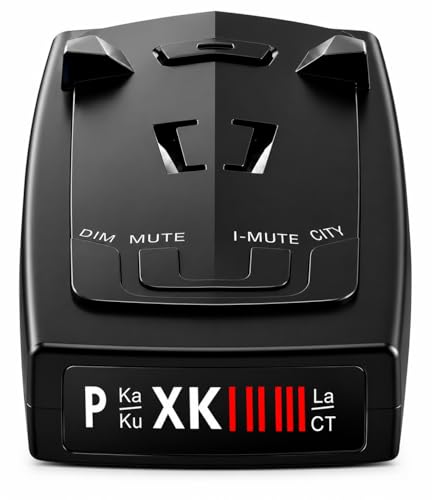 Upgraded Radar Detector, 1100 Yards Long Range, Multi-Band Detection