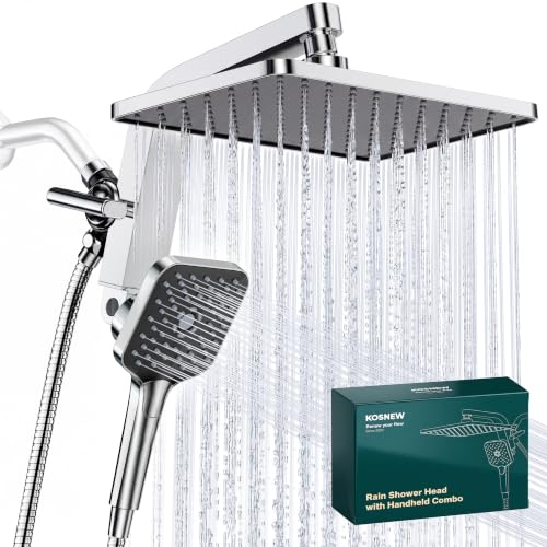 12" XXL Rainfall Shower Head with Handheld Combo, Chrome
