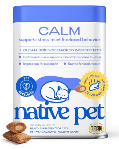 Native Pet Cat Calming Treats - Chicken Flavored