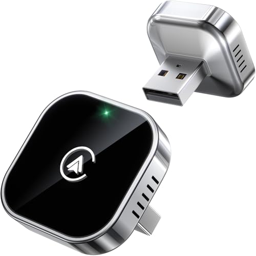 Teeran 2 in 1 Wireless CarPlay and Android Auto Adapter
