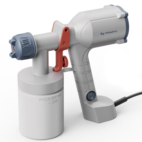 Tilswall Dreamer400 HVLP Paint Sprayer, 500W