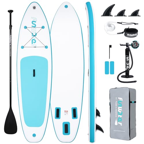 FunWater 10'6" Inflatable Stand Up Paddle Board with Accessories Deal on DealUpdates