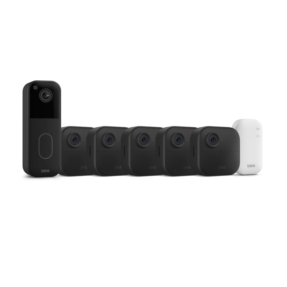 Blink Video Doorbell + Outdoor 4 (5-Camera System with Sync Module)