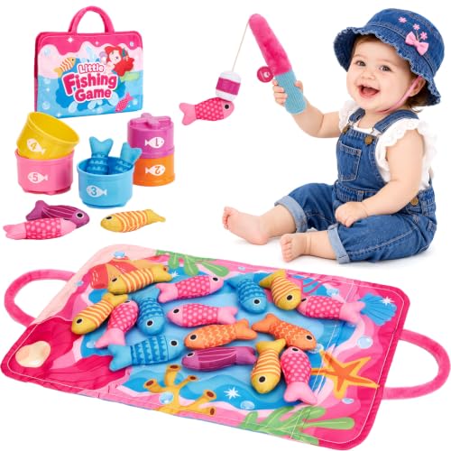 Montessori Fishing Game Toy for 1 Year Olds