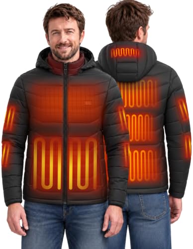 MOZZROZZ Heated Jacket with Battery Pack, 15-Zone Heating