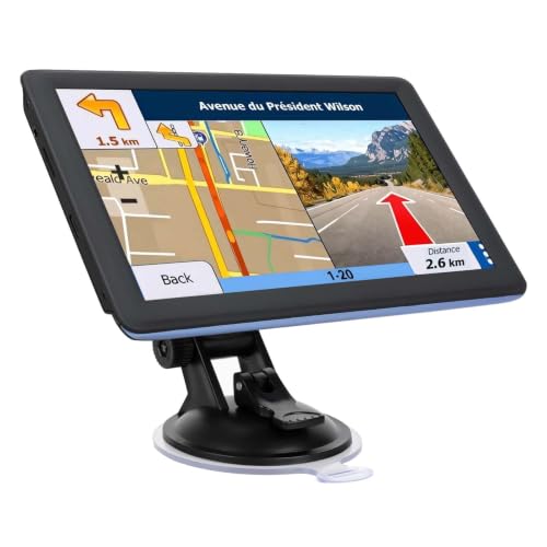 7" GPS Navigator with 2026 Maps & Touchscreen