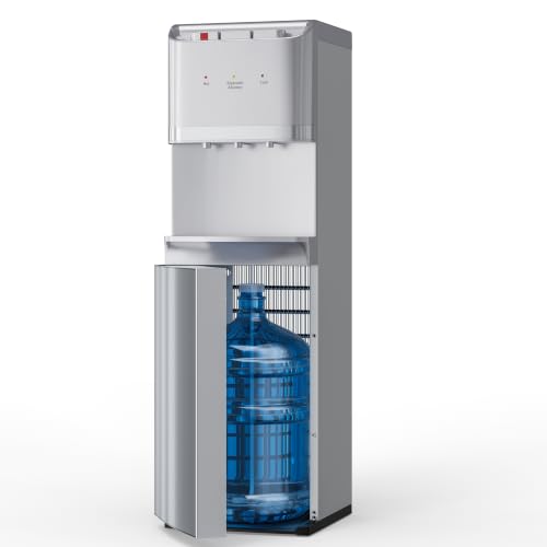 Tehanld Bottom Loading Water Cooler Dispenser, Light Silver