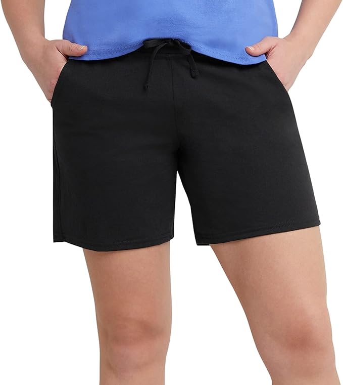 Hanes Women's Jersey Pocket Shorts