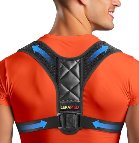 Posture Corrector Figure-8 Back Brace - Black