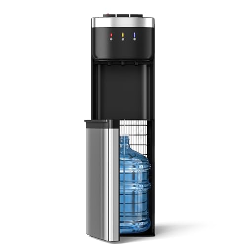 Manastin Bottom Loading Water Cooler, Jet Black