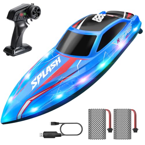Remote Control Boat 20MPH Capsize Recovery