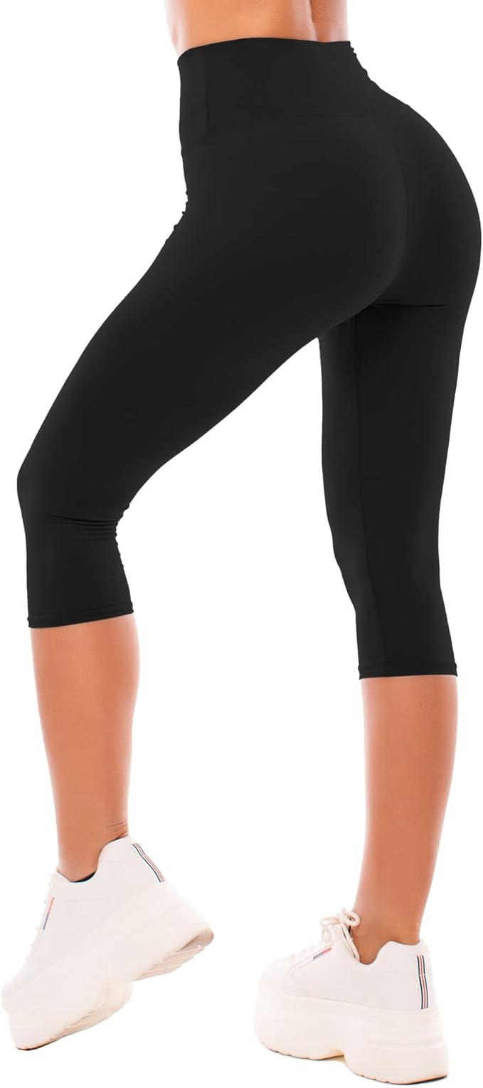 Sinophant High-Waisted Capri Leggings