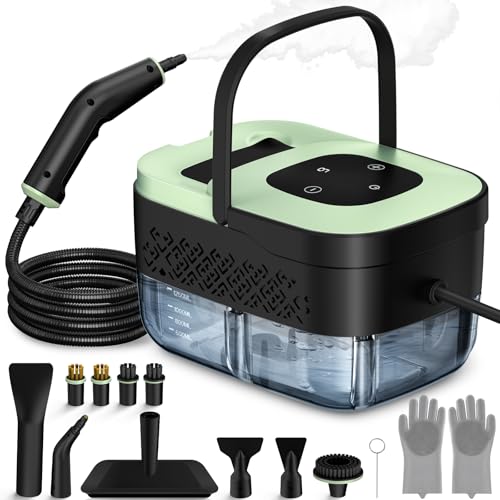 Portable Steam Cleaner with 16 Accessories, 6-Level Adjustable Deal on DealUpdates