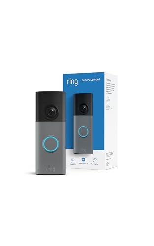 Ring Battery Doorbell 2K - Speckled Gray Deal on DealUpdates