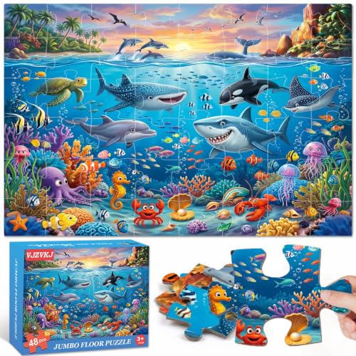 48-Piece Jumbo Floor Puzzle - Ocean Underwater World