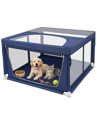 42x42x25.5 Inch Dog Playpen with Removable Cover