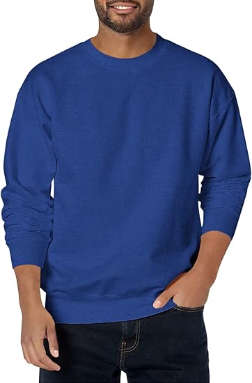 Hanes Mens Ultimate Sweatshirt Heavyweight Fleece Crewneck Pullover