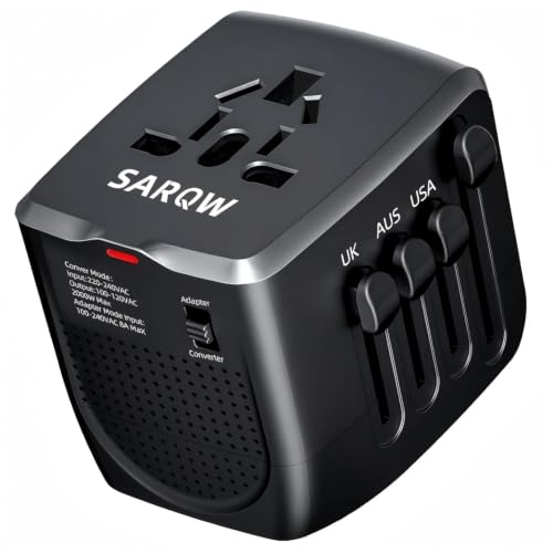 SARQW Travel Voltage Converter 220V to 110V