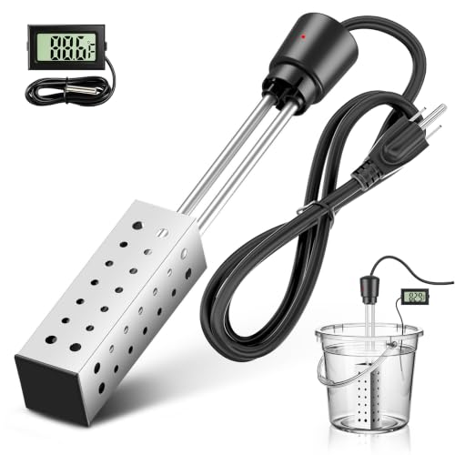 Portable 2000W Immersion Pool Heater with Digital Thermometer
